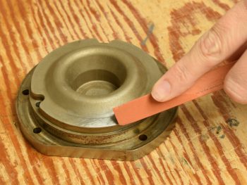 EDM Polishing Stones - Action Shot