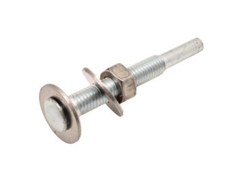 Screw nut mandrel with 6mm shank for mounting abrasive discs, laps & mops onto die grinders
