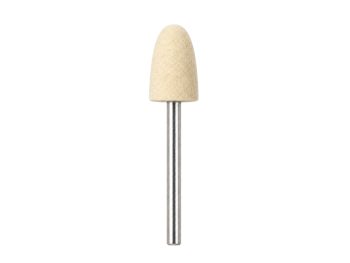 Single RODA MJ rounded arch mounted felt on a metal shank
