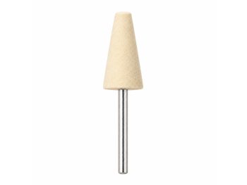 Single RODA MR tree-shaped mounted felt with a long tapered profile