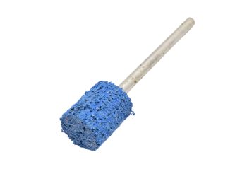 coarse mounted unitized points for deburring and surface preparation of metals