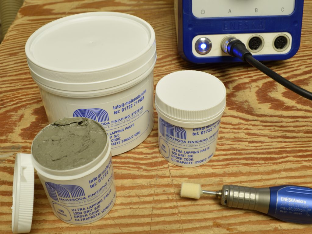Ultra Lapping Paste - Staged Shot - Paste & Eneska