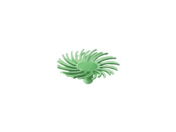 1/2 inch Dedeco Sunburst TC snap-on radial bristle disc 1 micron aluminium oxide green for mirror finishing