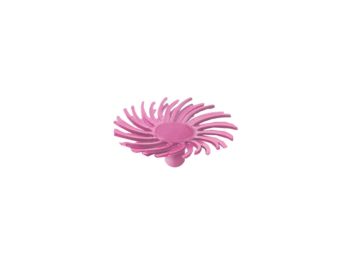 1/2 inch Dedeco Sunburst TC snap-on radial bristle disc 600 grit pumice pink for pre polishing