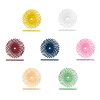 7/8 inch Dedeco Sunburst TC radial bristle disc in an assortment of colour coded grades for systematic precision finishing