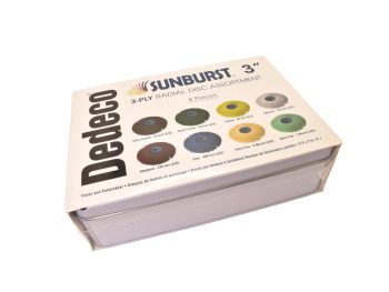 Dedeco 2370 eight-grade 3-inch radial disc assortment packaging