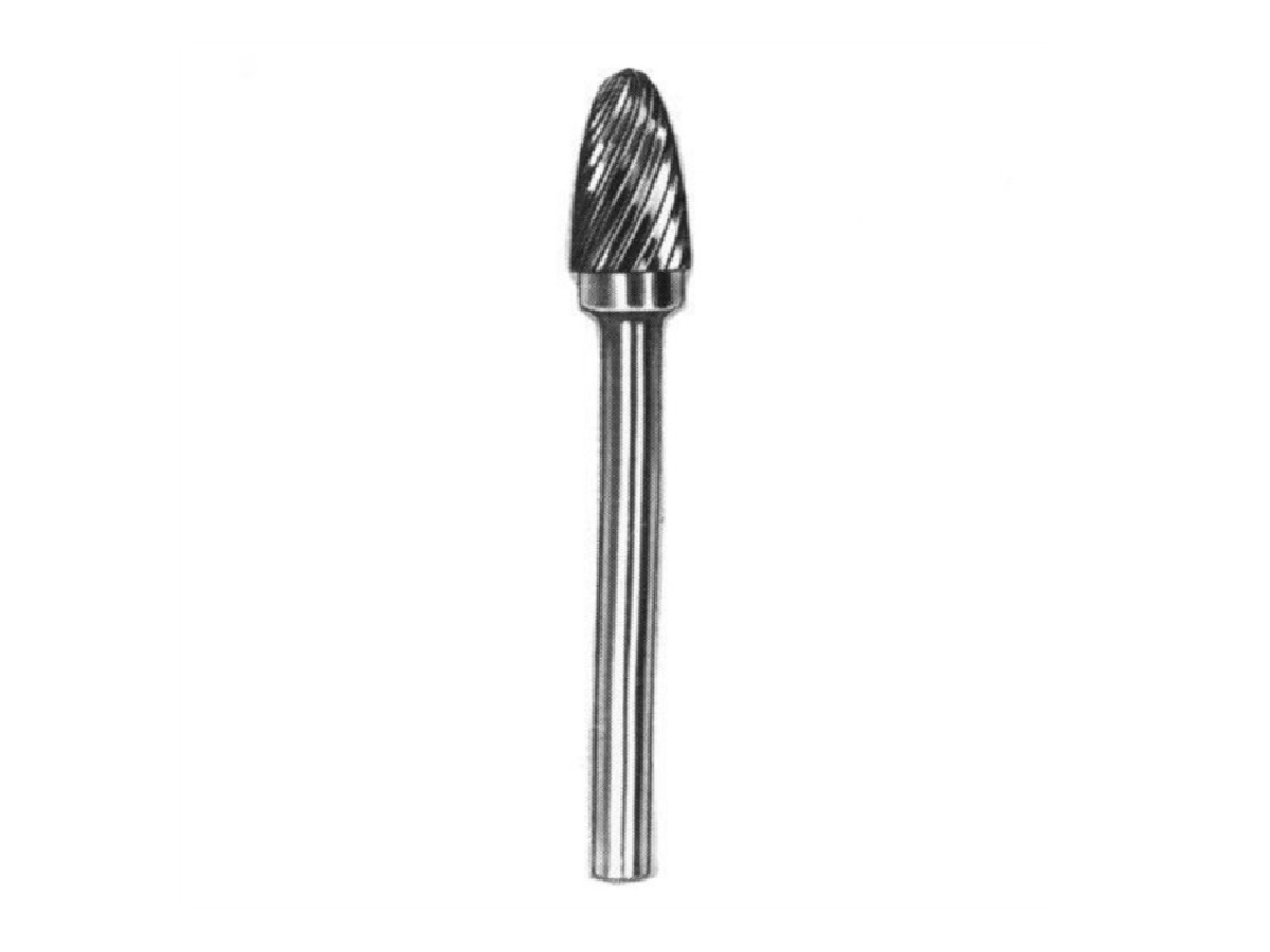 double ended Garryson Carbide Burr 3mm Pointed Tree on 3mm Shank 