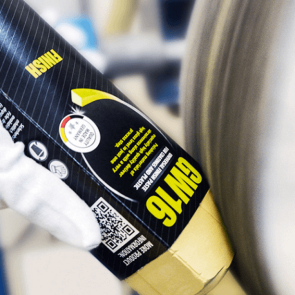 applying polishing compound