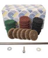 abrasive nylon hole deburring tool for internal finishing