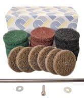 abrasive nylon hole deburring tool for internal finishing