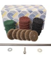 abrasive nylon hole deburring tool for internal finishing