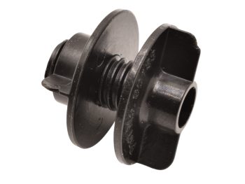 screw adapter for mounting multiple layers of medium sized radial discs onto a taper